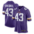 Minnesota Vikings Andrew Van Ginkel Purple Team Game Jersey