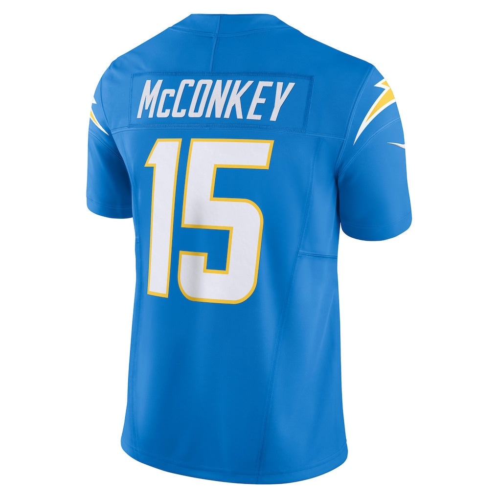 LA.Chargers #15 Ladd McConkey Powder Blue Team Vapor F.U.S.E. Limited Jersey