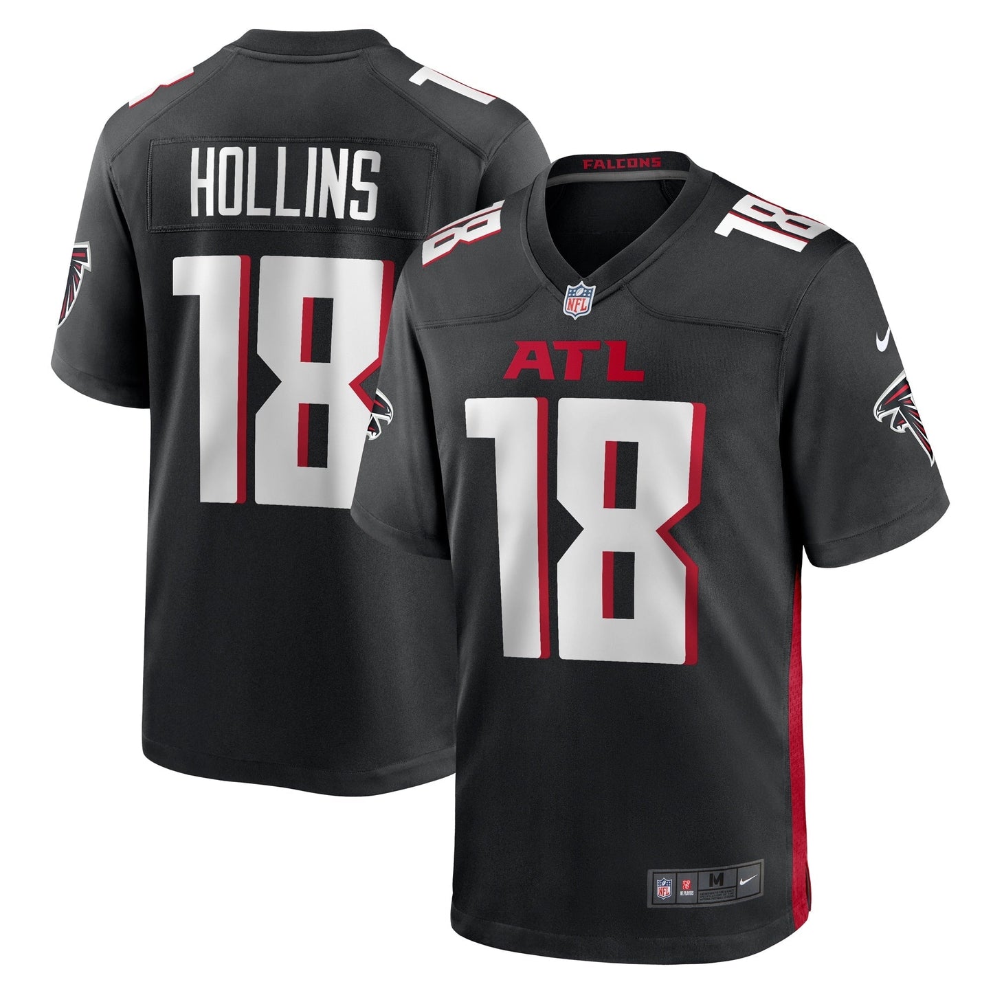 Mack Hollins Atlanta Falcons  Game   Jersey - Black