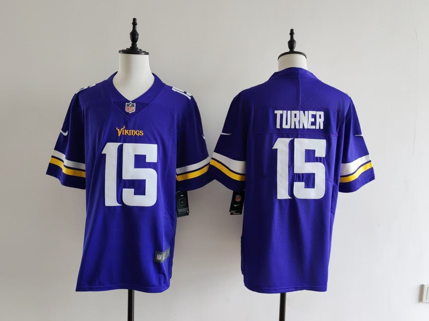 Men's Minnesota Vikings Dallas Turner  Jersey -  Purple#15