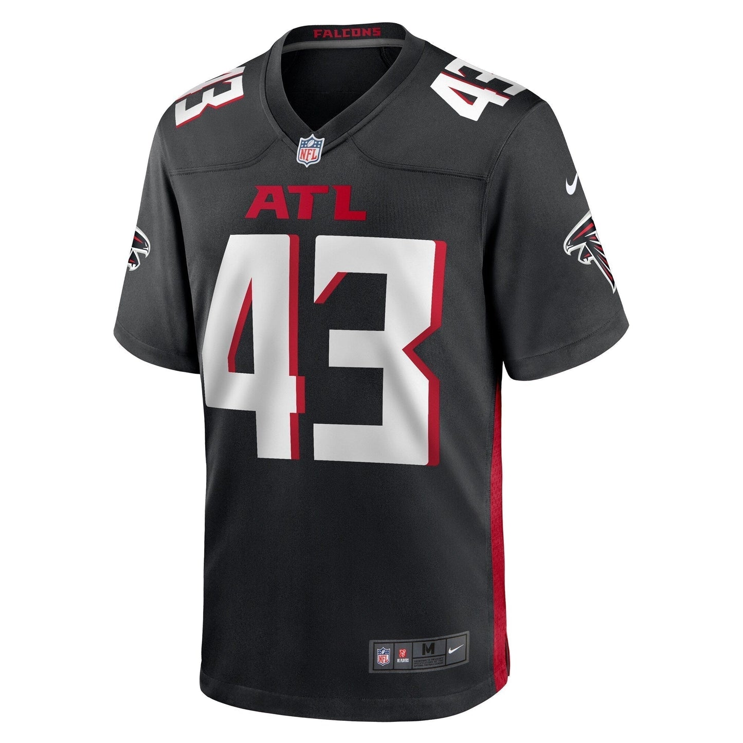 Tucker Fisk Atlanta Falcons    Game Jersey - Black