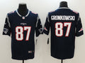 Men's New England Patriots Rob Gronkowski Navy Game Jersey