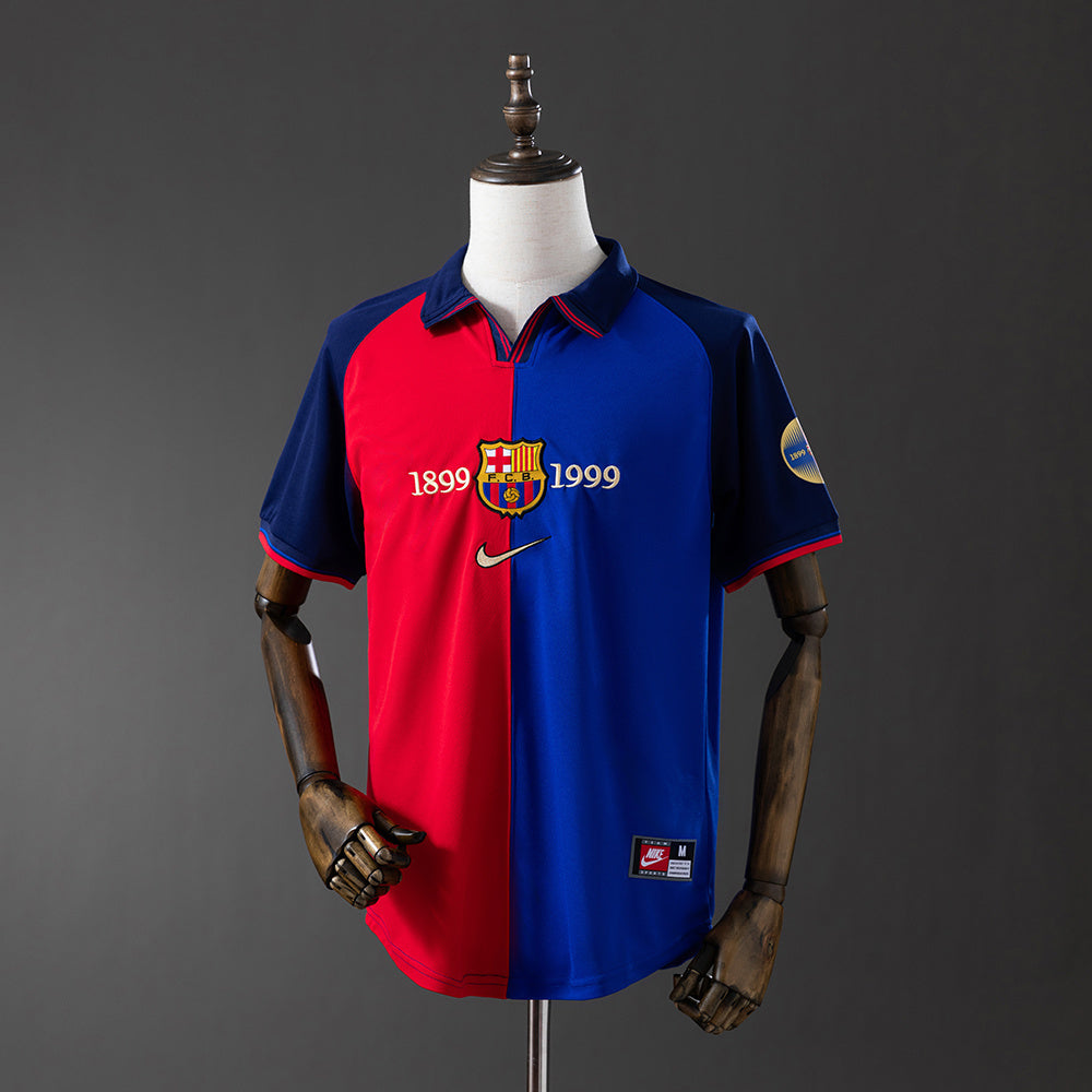 Barcelona 100th Anniversary Home Retro Jersey
