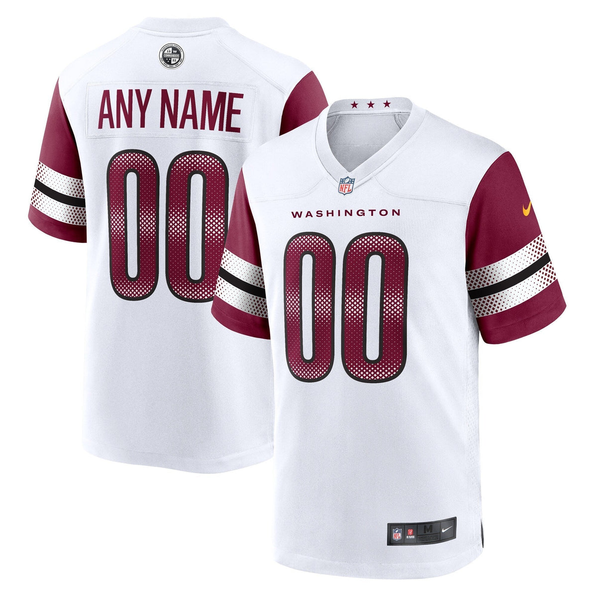 Washington Commanders White Game Custom Player Jersey
