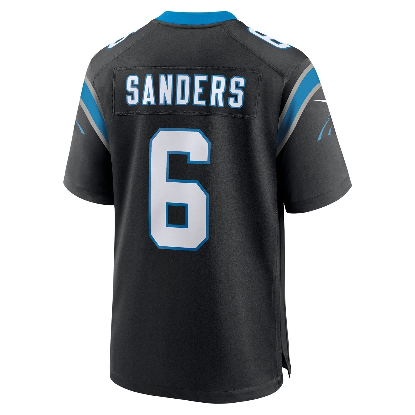 Miles Sanders Carolina Panthers  Game   Jersey - Black