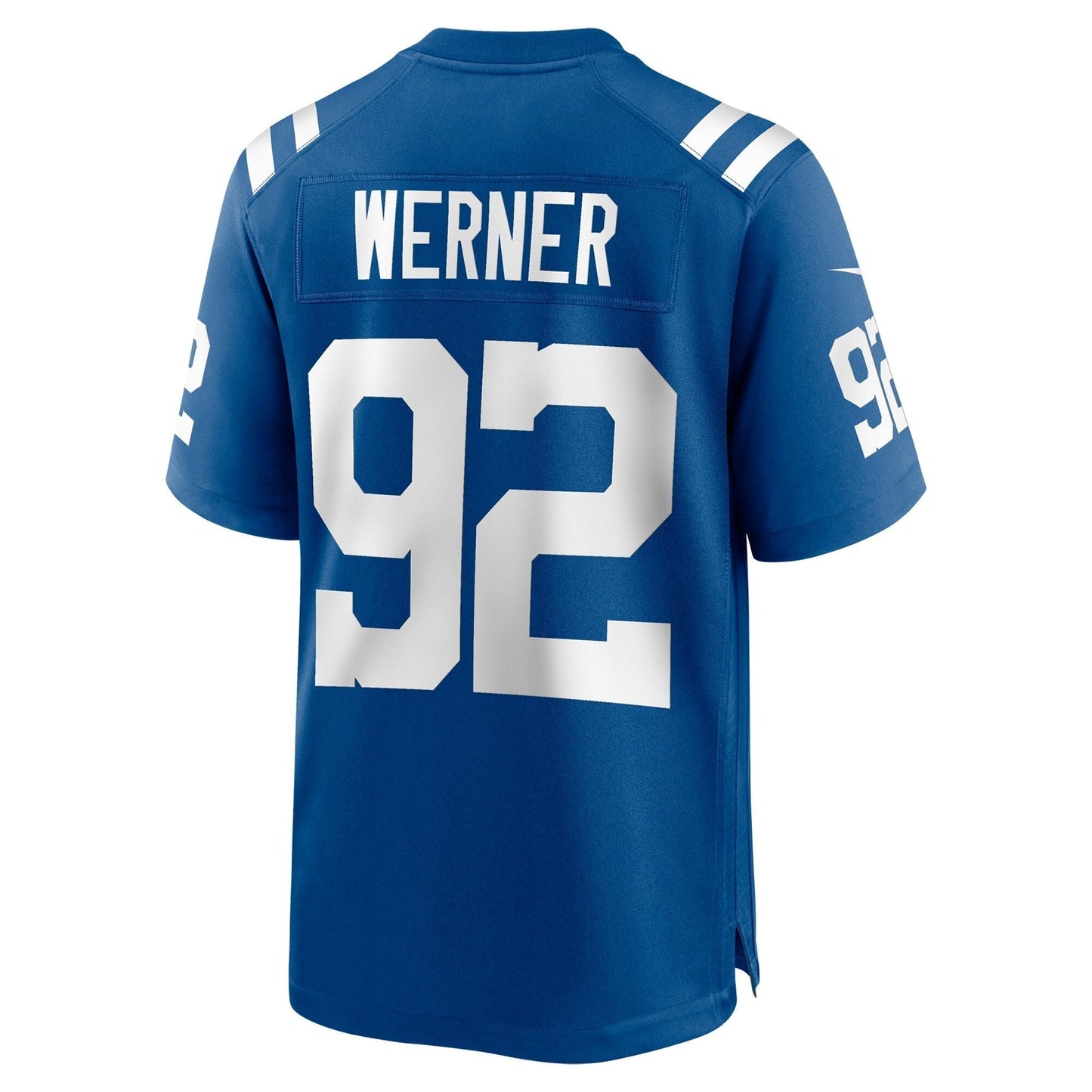 Bjoern Werner Indianapolis Colts  Retired   Game Jersey - Royal