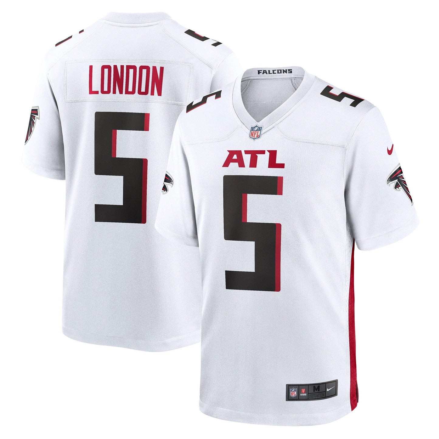 Drake London Atlanta Falcons  Away Game   Jersey - White