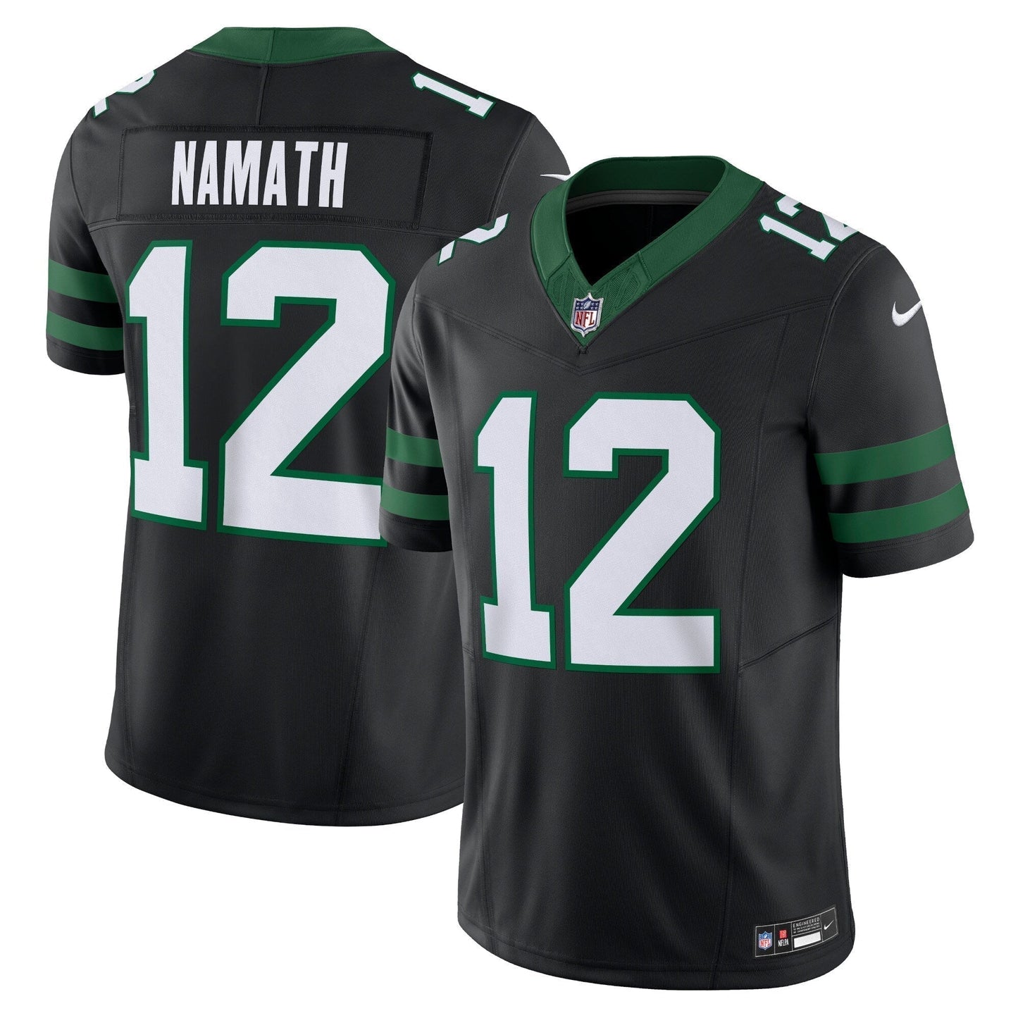 Joe Namath New York Jets  Alternate Vapor F.U.S.E. Limited Jersey  - Legacy Black