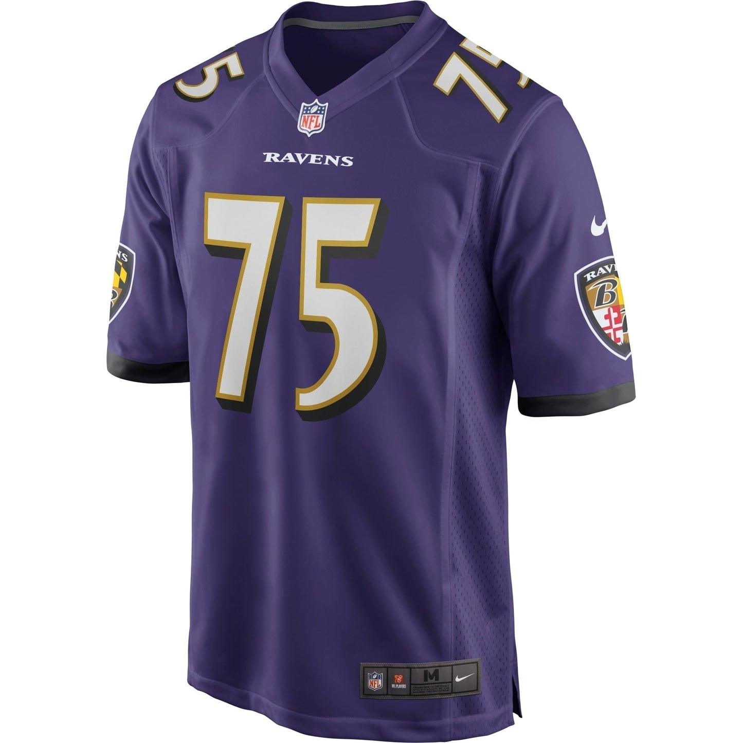 Jonathan Ogden Baltimore Ravens  Game Retired   Jersey - Purple