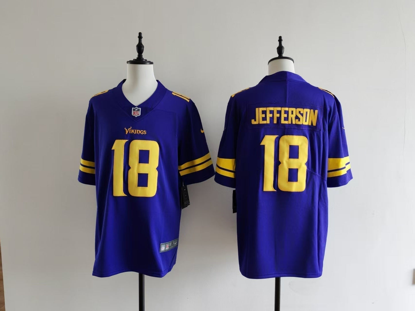 Men's Minnesota Vikings Justin Jefferson  Jersey -  Purple