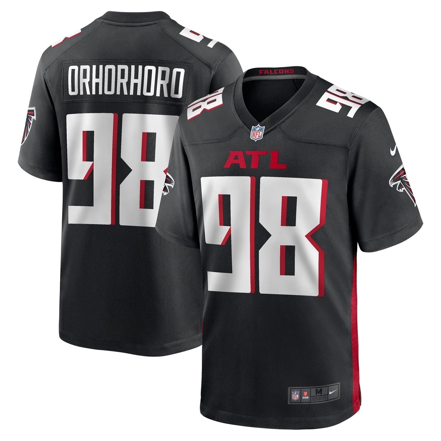 Ruke Orhorhoro Atlanta Falcons  Team Game Jersey -  Black