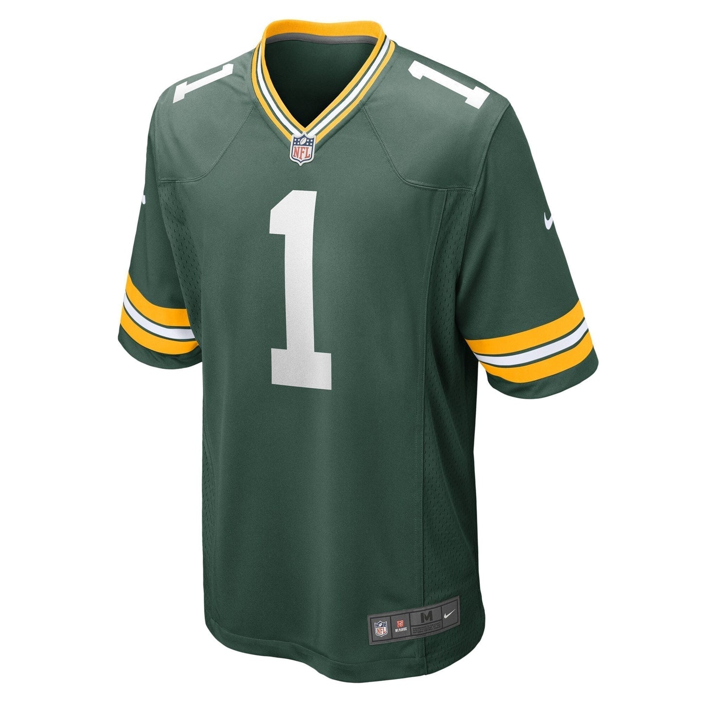 Number 1 Groom Green Bay Packers  Game Jersey - Green