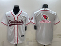 Men's Arizona Cardinals White Game Jersey1