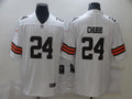 Men's Cleveland Browns Nick Chubb White Player Game Jersey