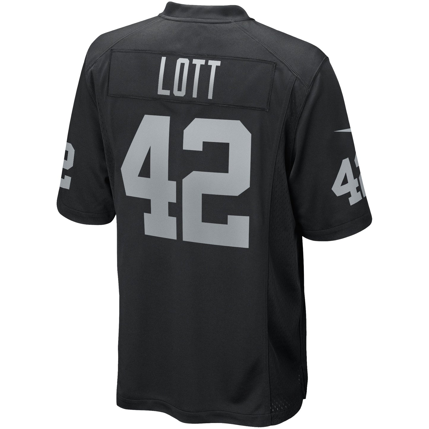 Ronnie Lott Las Vegas Raiders  Game Retired   Jersey - Black