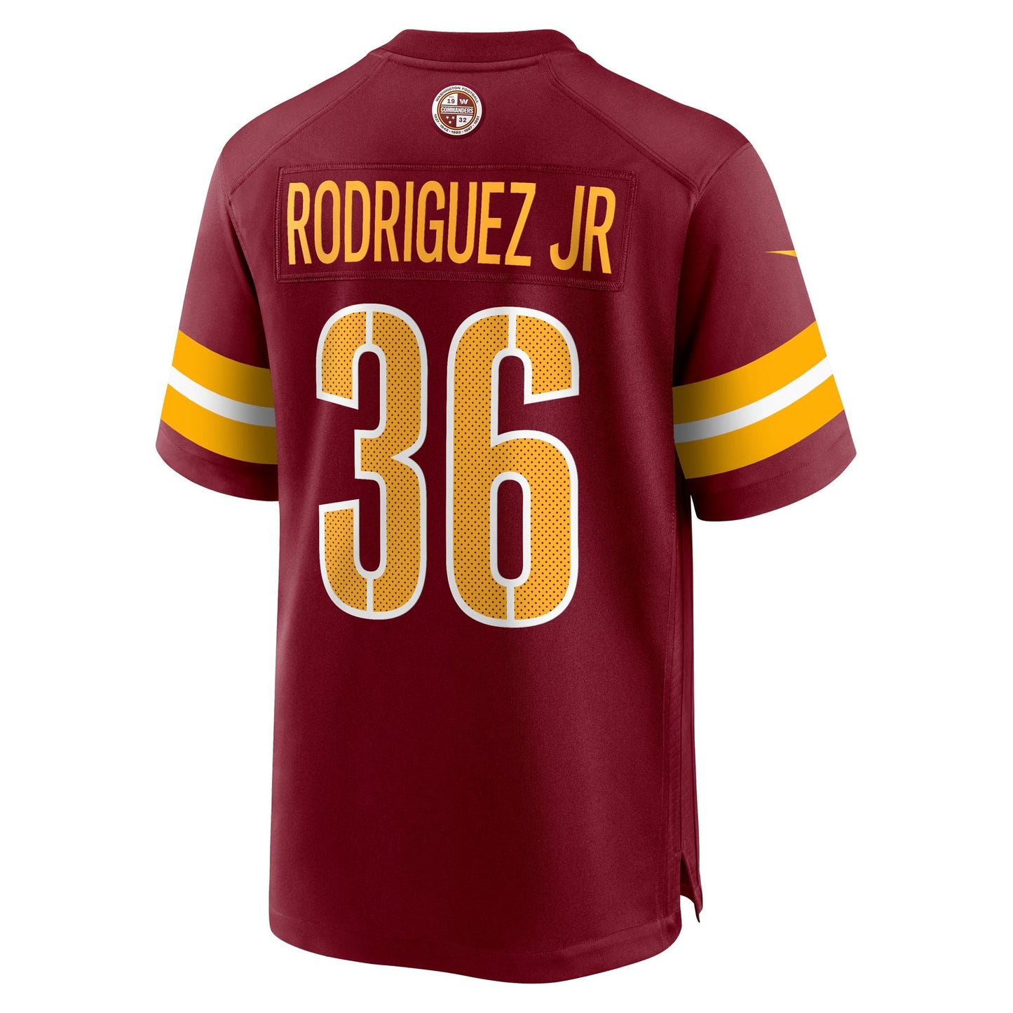 Washington Commanders Chris Rodriguez Jr. Burgundy Team Game Jersey