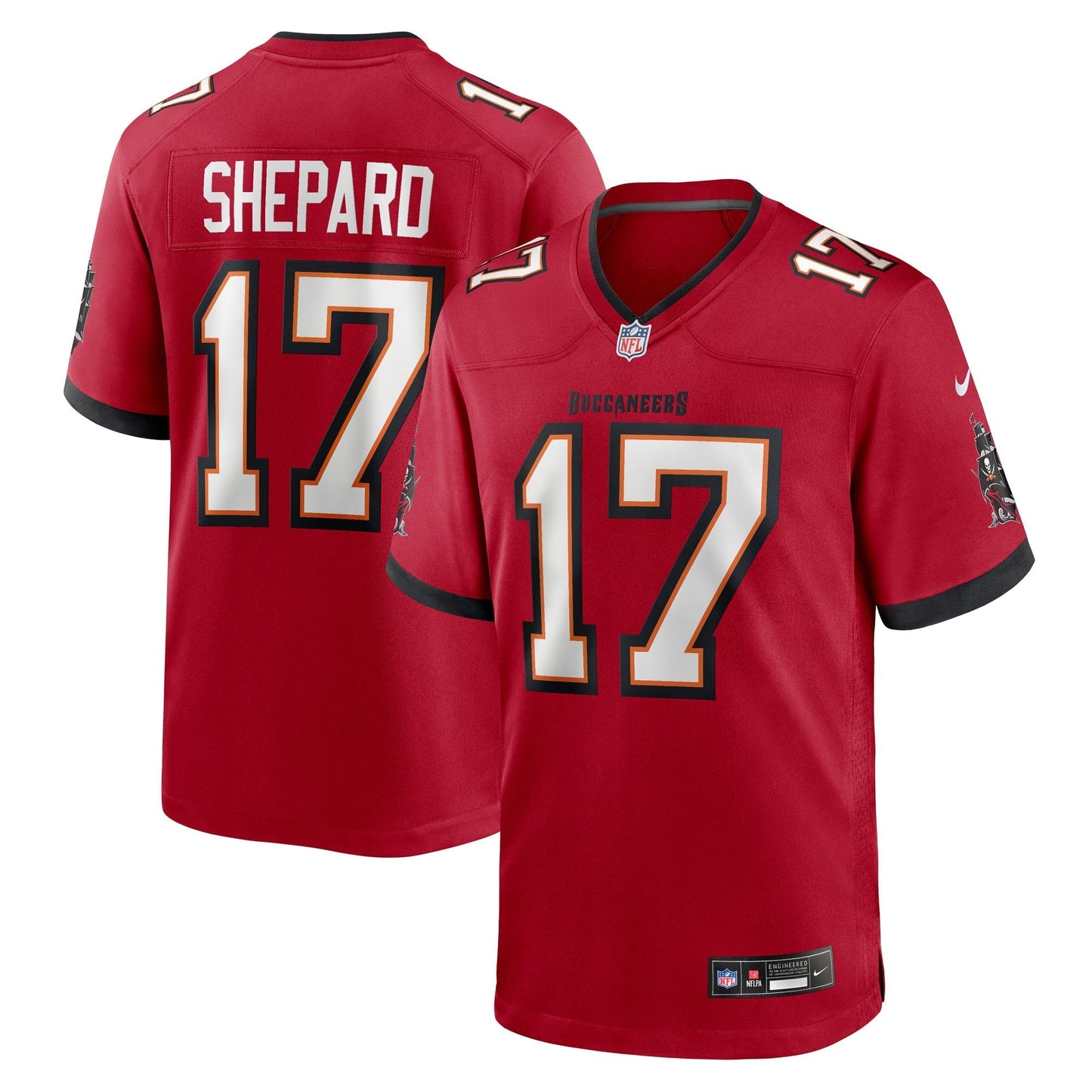 Tampa Bay Buccaneers Sterling Shepard Red Team Game Jersey
