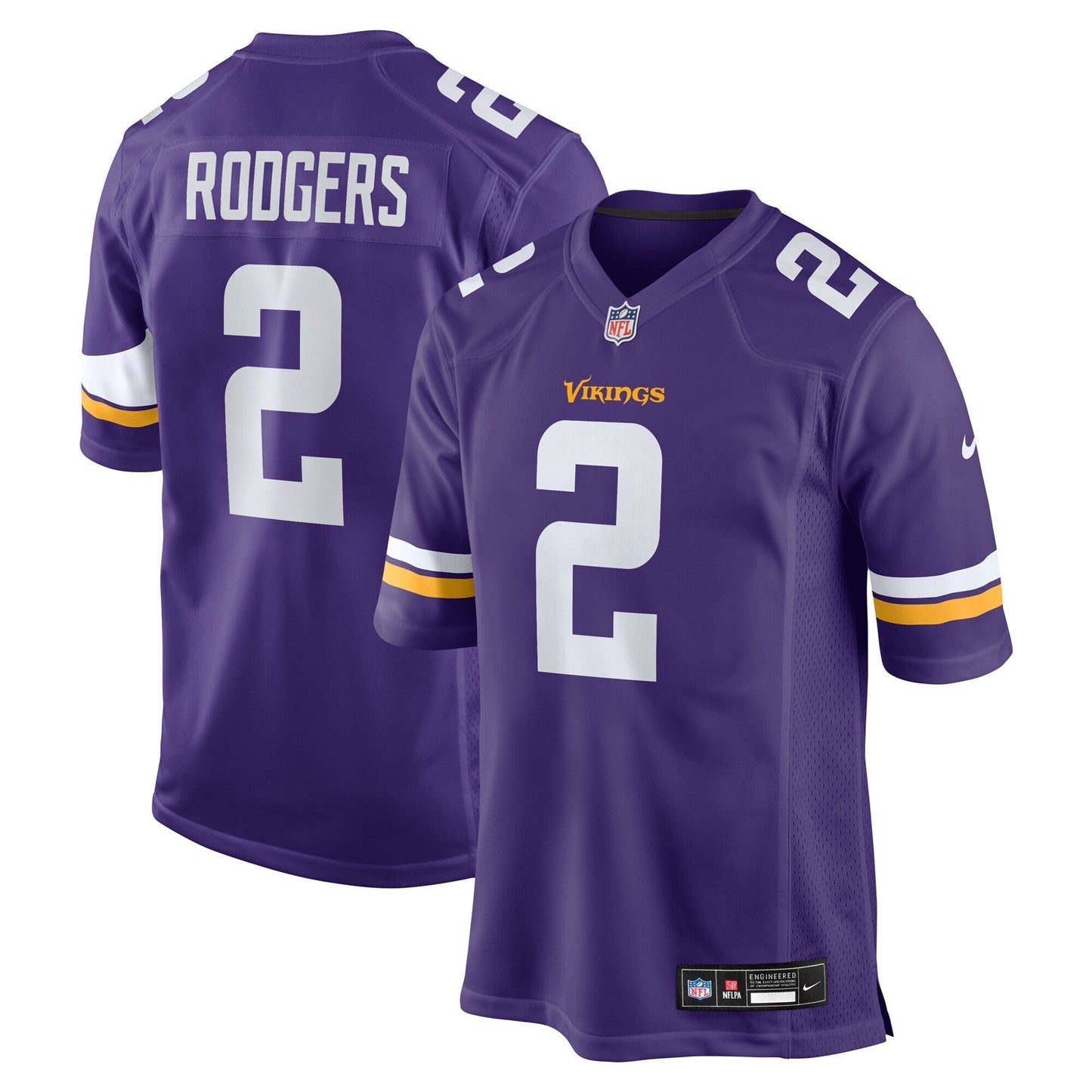 Minnesota Vikings Isaiah Rodgers Purple Team Game Jersey