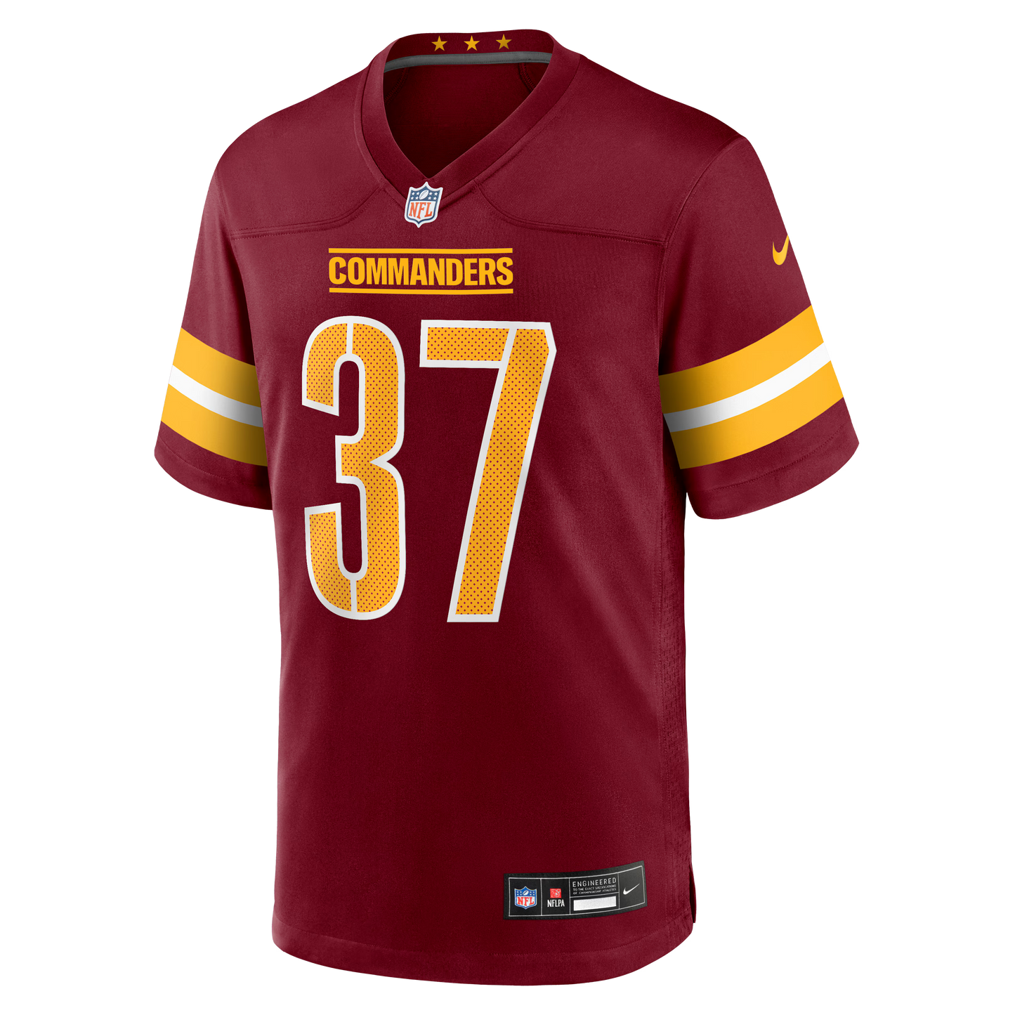 Washington Commanders Car'lin Vigers Burgundy Team Game Jersey