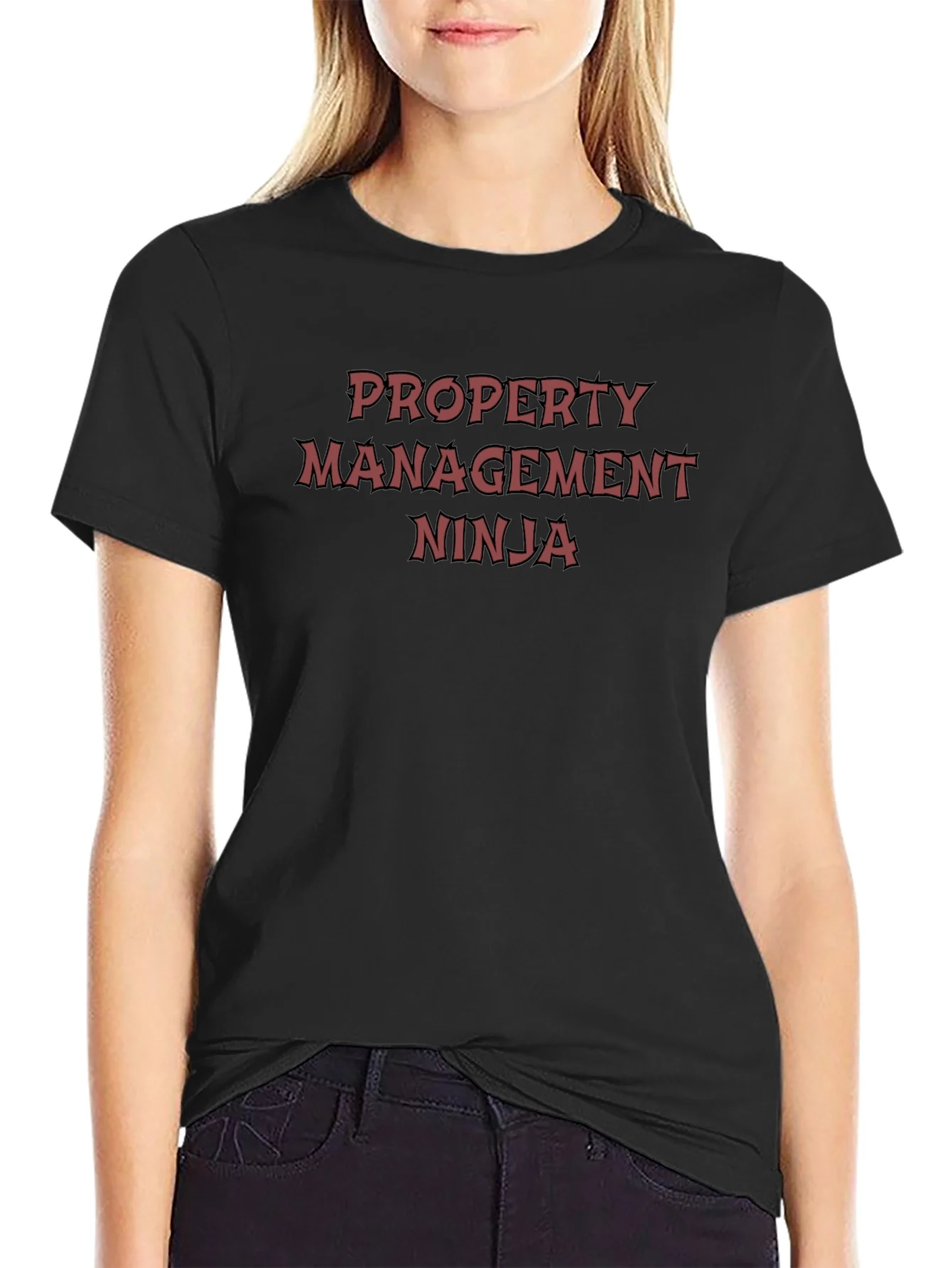 Property Management Ninja T-Shirt - Black