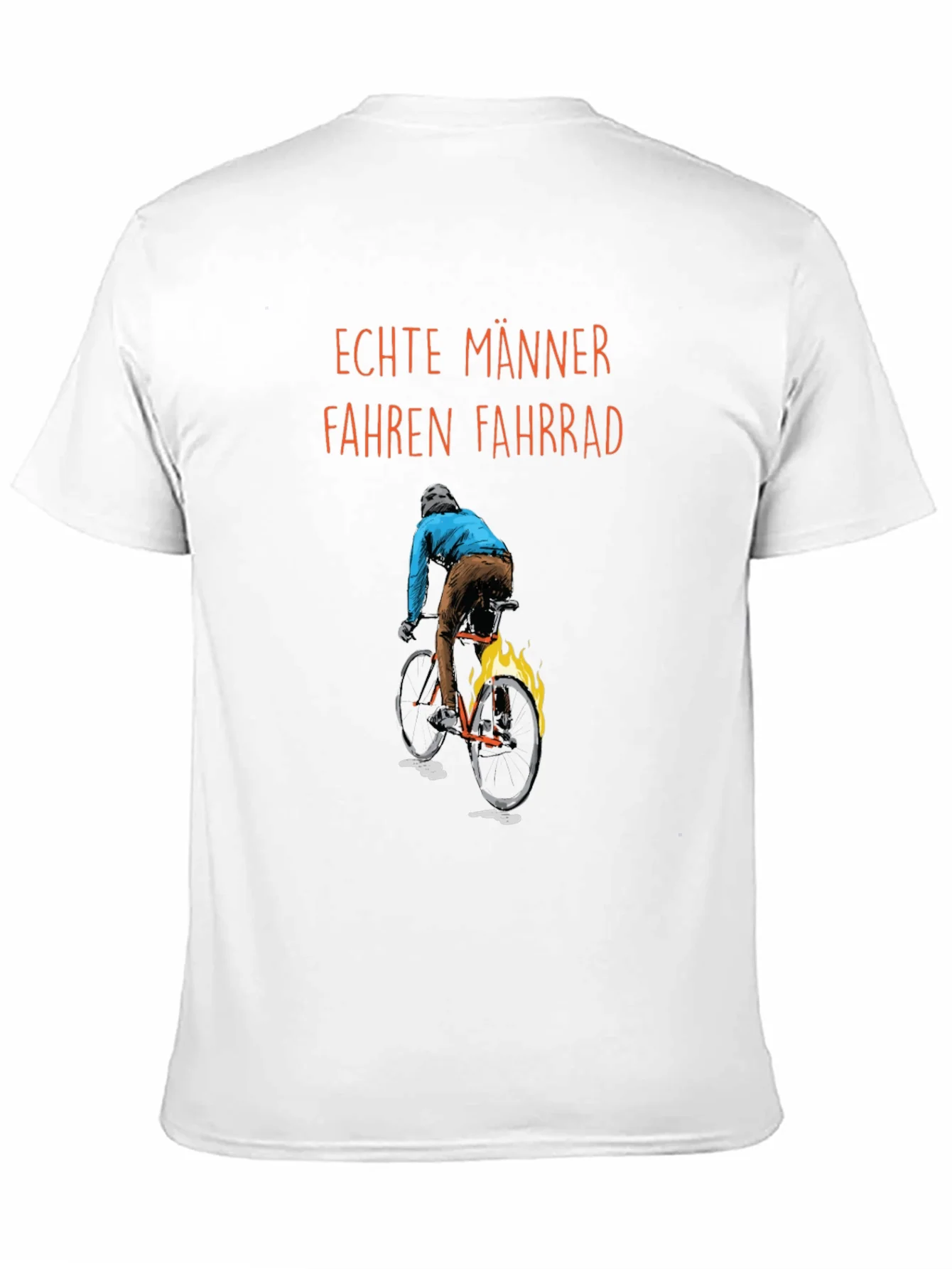 Mens Real Men Ride Bikes Graphic T-Shirt