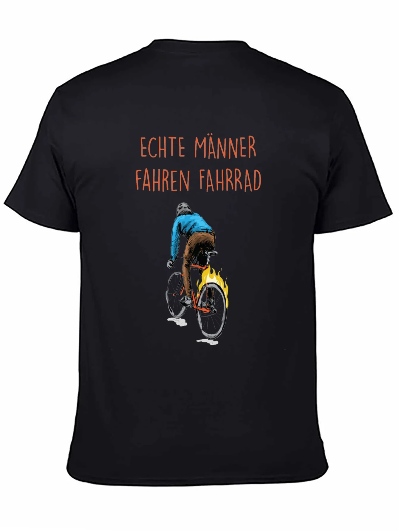 Mens Real Men Ride Bikes Graphic T-Shirt
