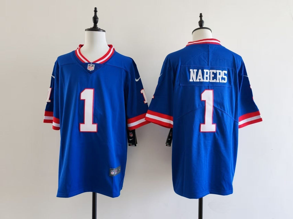 Men's New York Giants Malik Nabers Jersey