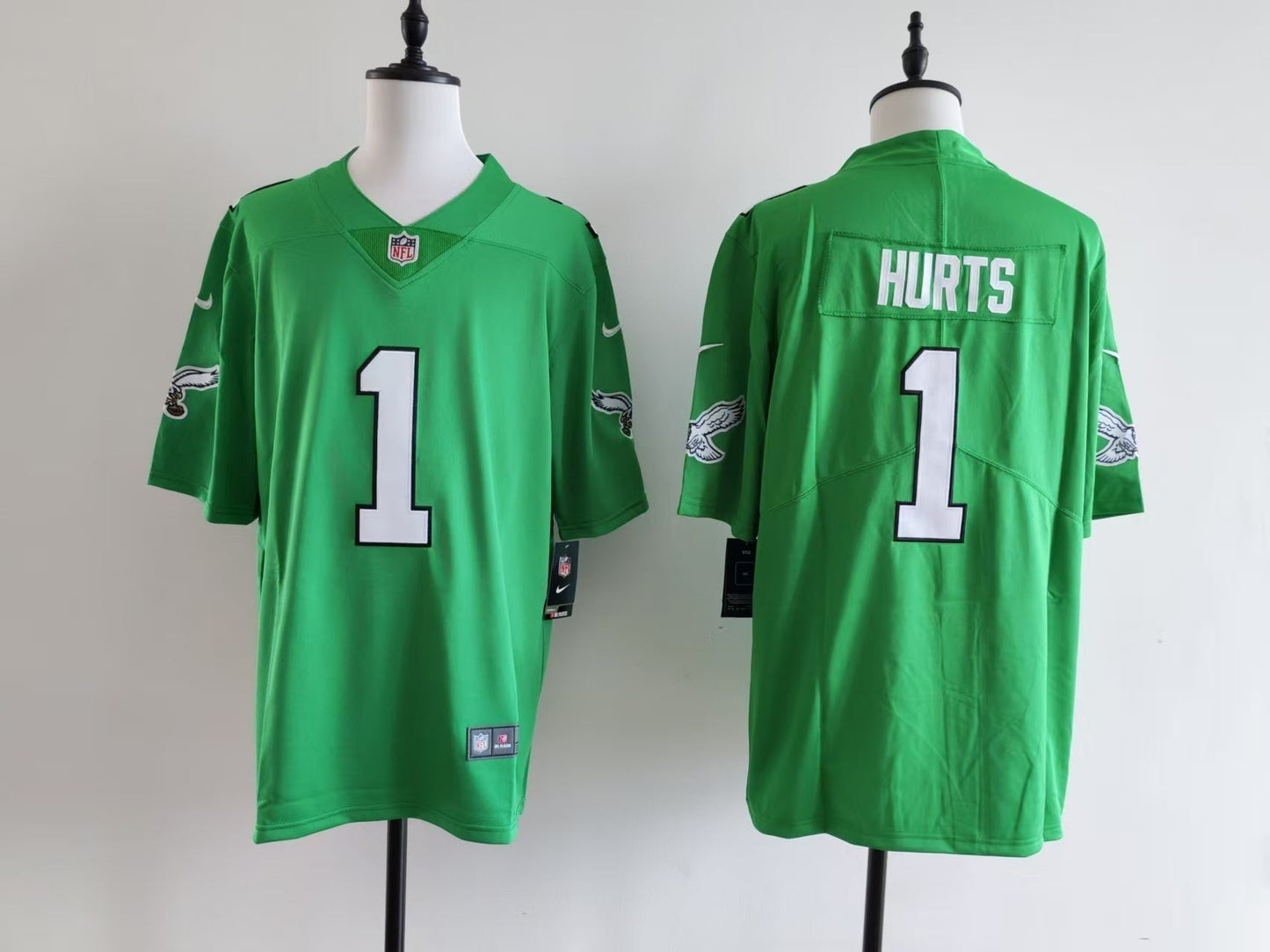 Men's Philadelphia Eagles Jalen Hurts  Jersey-green