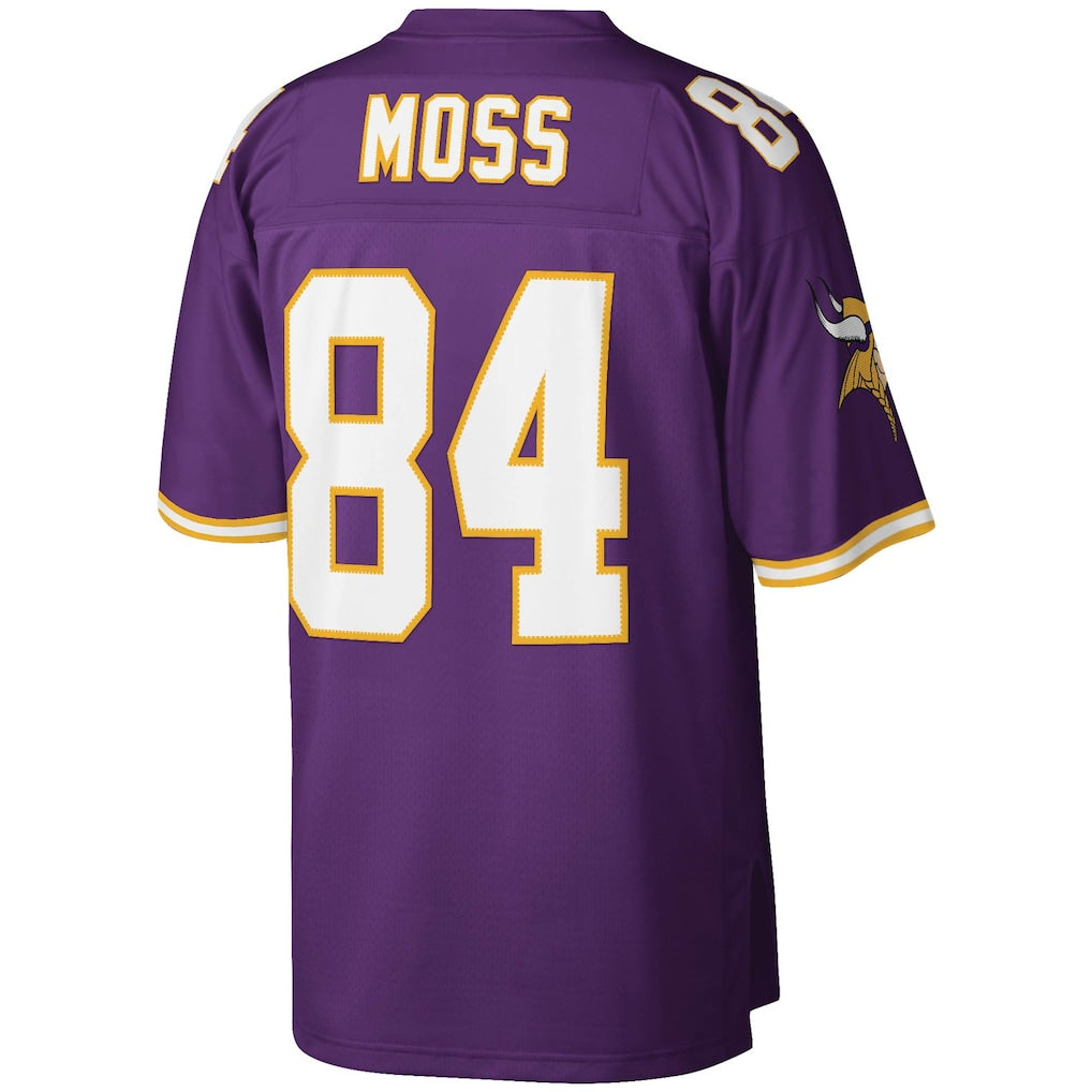 M.Vikings #84 Randy Moss  Purple Legacy Replica Jersey