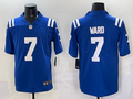Men's Indianapolis Colts Charvarius Ward #7 Royal Player Game Jersey