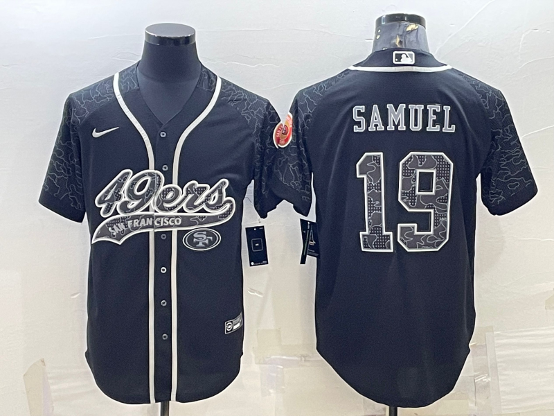 Men's San Francisco 49ers Deebo Samuel Black Retired Player RFLCTV Limited Jersey Joint Edition