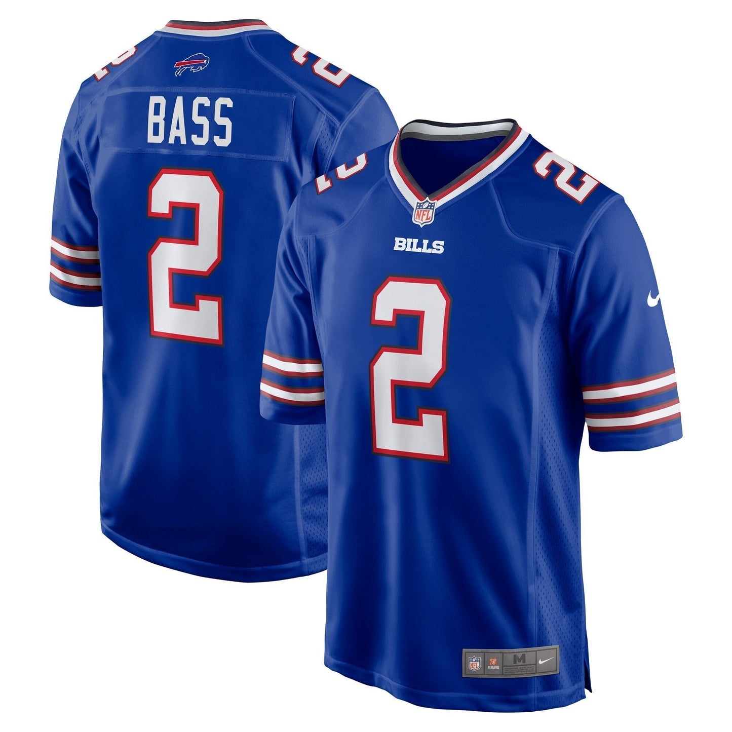 Tyler Bass Buffalo Bills  Game   Jersey - Royal