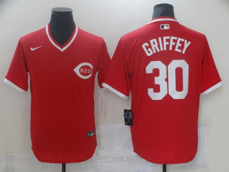 Men's Cincinnati Reds Ken Griffey Jr. Red Alternate Game Jersey