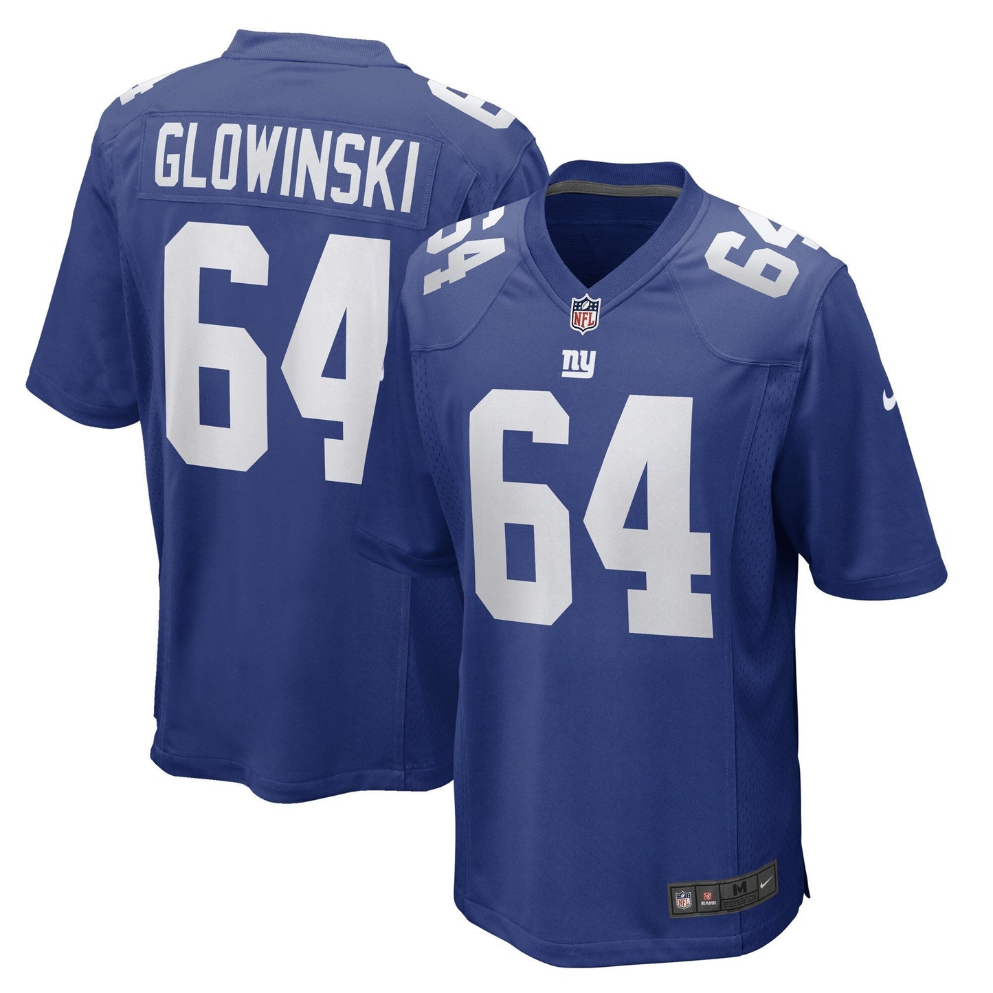 Mark Glowinski New York Giants  Game   Jersey - Royal