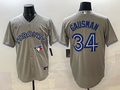 Men's Toronto Blue Jays Kevin Gausman Gray Player Jersey