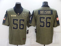 Men's Indianapolis Colts Quenton Nelson Brown Alternate Game Jersey