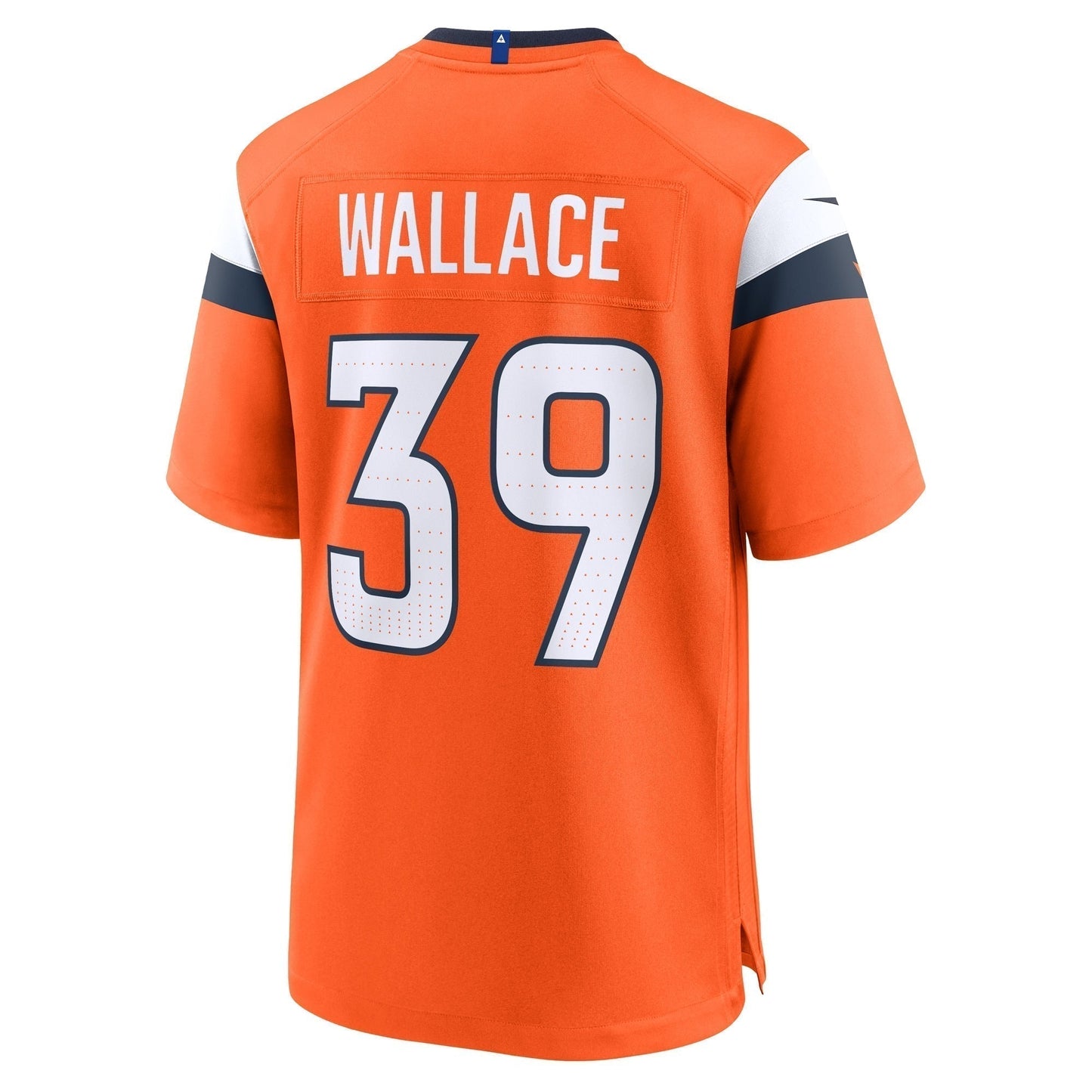 Levi Wallace Denver Broncos  Team Game Jersey -  Orange