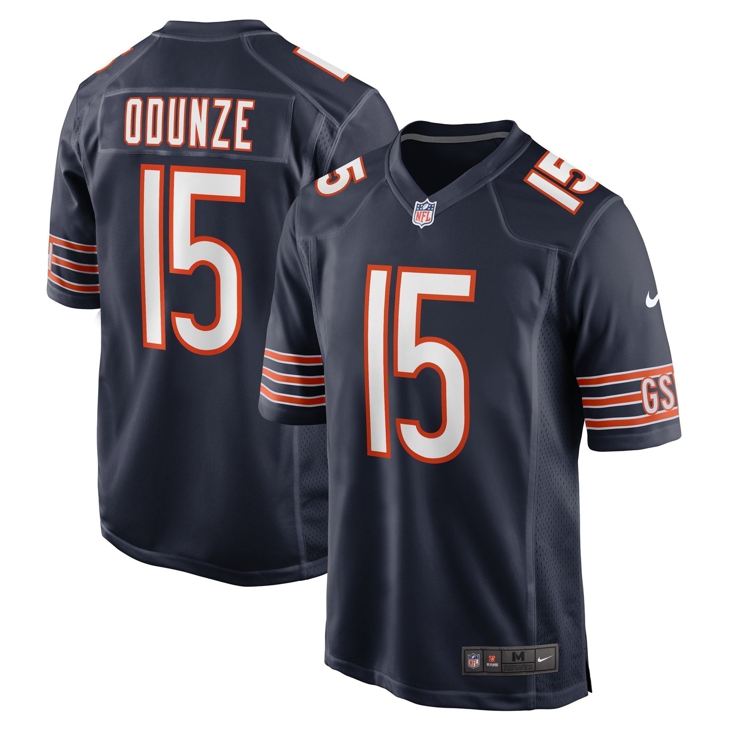 Rome Odunze Chicago Bears  2024 NFL Draft First Round Pick   Game Jersey - Navy