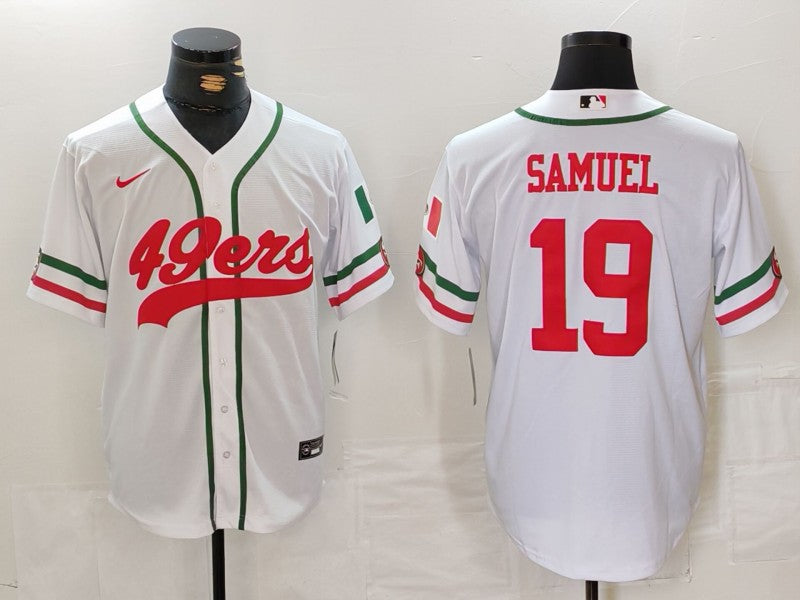 Men's San Francisco 49ers Deebo Samuel White Player Game Jersey