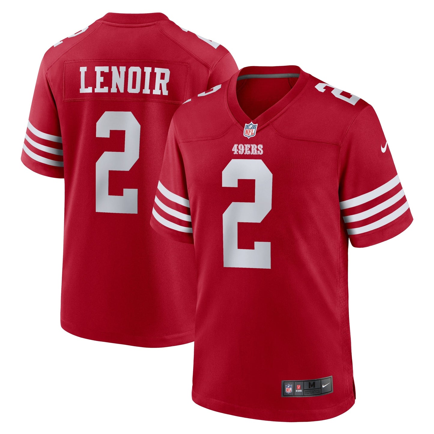 Deommodore Lenoir San Francisco 49ers   Game Jersey -  Scarlet
