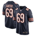 Ja'Tyre Carter Chicago Bears  Game   Jersey - Navy