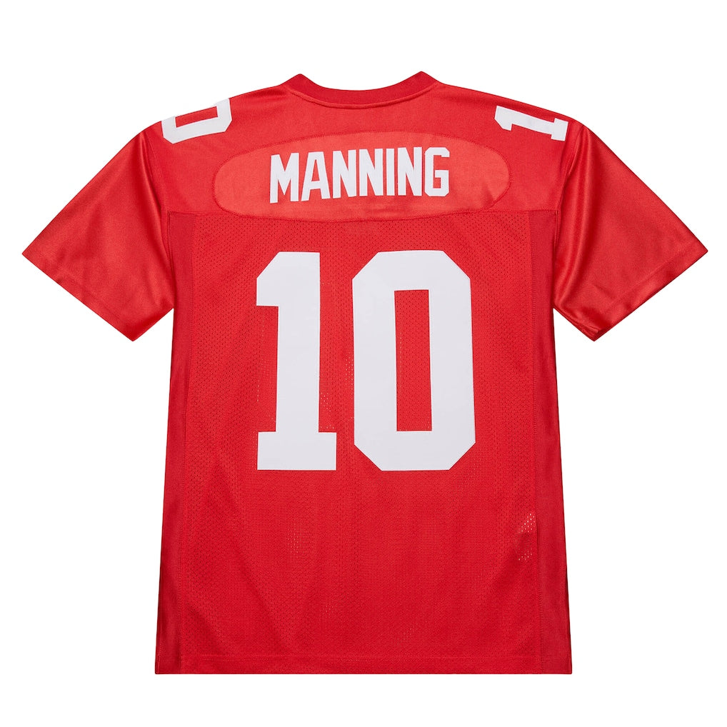 NY.Giants #10 Eli Manning 2004  Red Authentic Throwback Retired Player Jersey