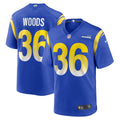 Charles Woods Los Angeles Rams  Game Jersey -  Royal
