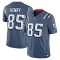 Men's New England Patriots Hunter Henry #85 Storm Blue 2025 Rivalries Collection Limited Jersey