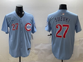 Men's Chicago Cubs Seiya Suzuki Baby Blue 2nd Alternate Limited Player Jersey