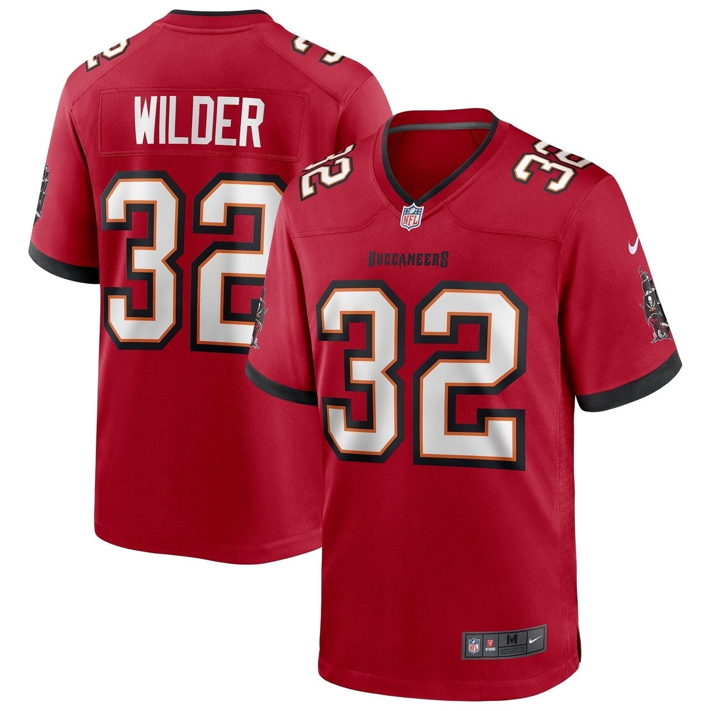 James Wilder Tampa Bay Buccaneers  Game Retired   Jersey - Red