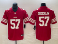 Men's San Francisco 49ers Dre Greenlaw #57 Scarlet Game Player Jersey1