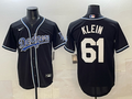 Men's Los Angeles Dodgers Clay Klein Black Replica Jersey