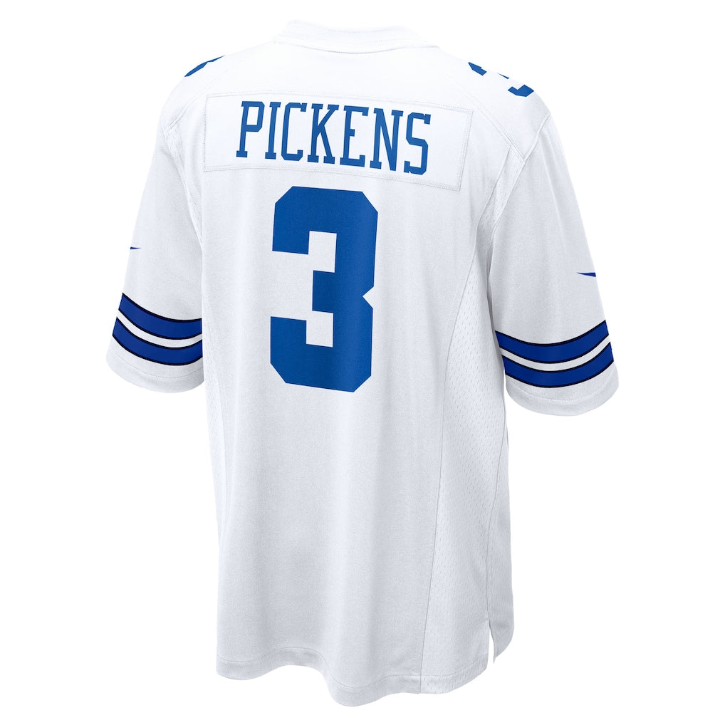 D.Cowboys #3 George Pickens White Game Jersey