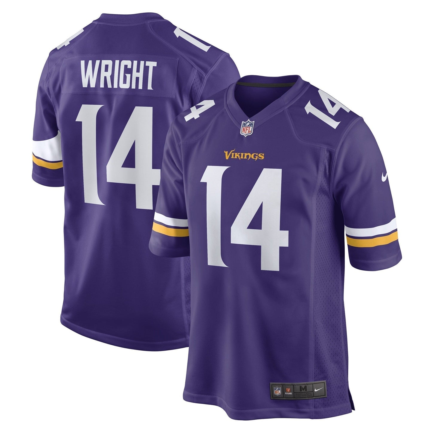 Ryan Wright Minnesota Vikings  Game   Jersey - Purple